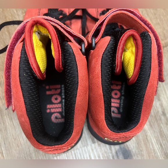 Piloti Ingels Red Suede Driving Shoe Karting Racing Shoe Men’s Size 7.5 - Picture 4 of 11